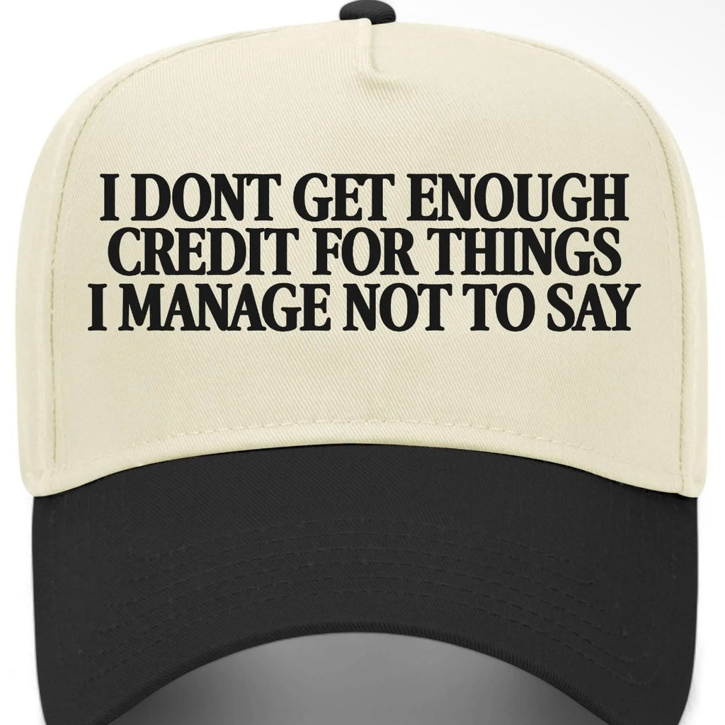 ✨PREORDER | ETA 2 WEEKS✨ I Don’t Get Enough Credit Hat (4 Colors)