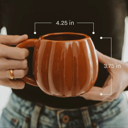 Cream Pumpkin Mug