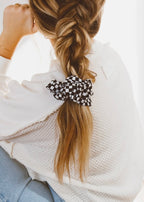 Checkerboard Overzised Scrunchie
