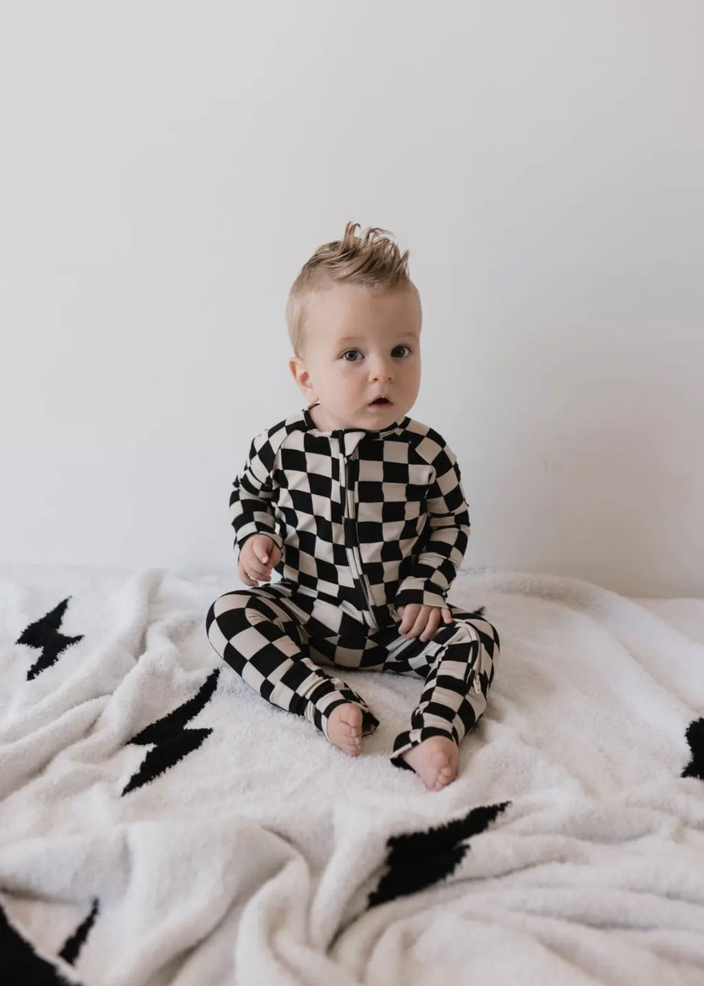 Desert Check | Bamboo Zip Pajamas