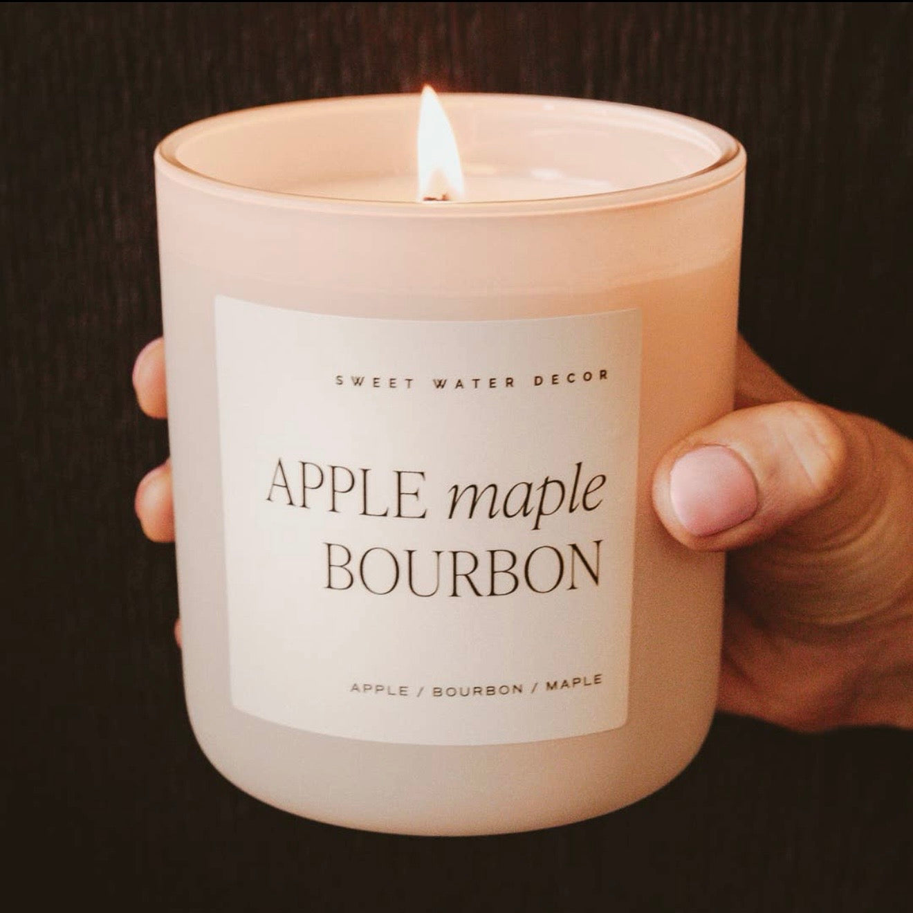✨PREORDER | ETA 2 WEEKS✨ Apple Maple Bourbon 15oz Soy Candle