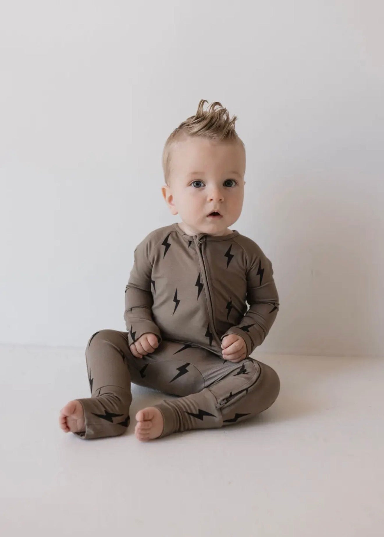 Bolt Babe | Bamboo Zip Pajams