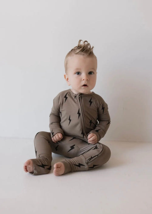 Bolt Babe | Bamboo Zip Pajams