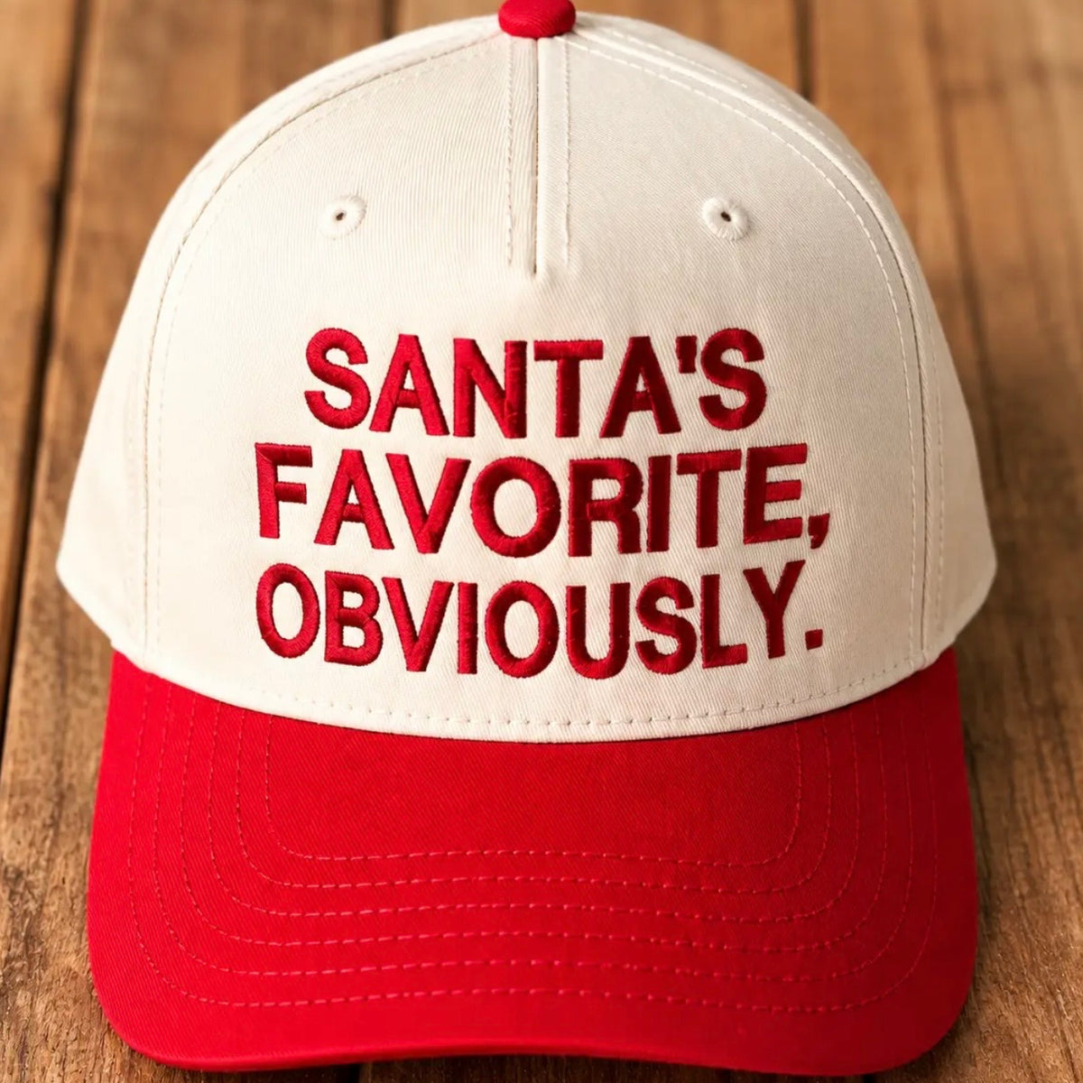 ✨PREORDER | ETA MID NOVEMBER✨ Santas Favorite Obviously Embroidered Hat