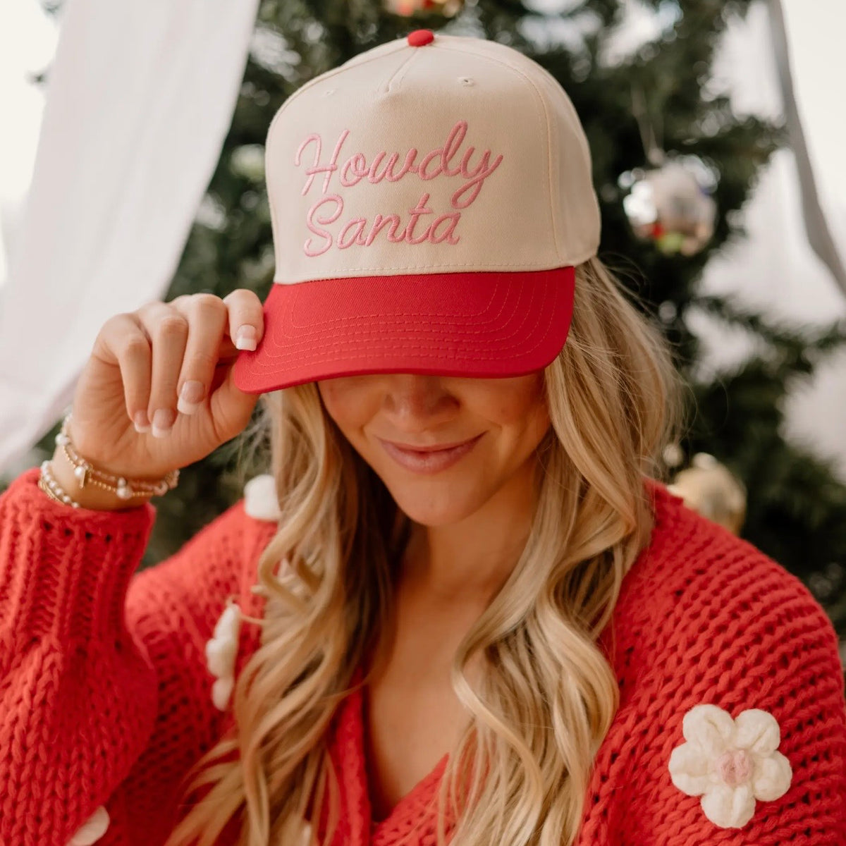 ✨PREORDER | ETA MID/LATE NOVEMBER✨ Howdy Santa Embroidered Hat
