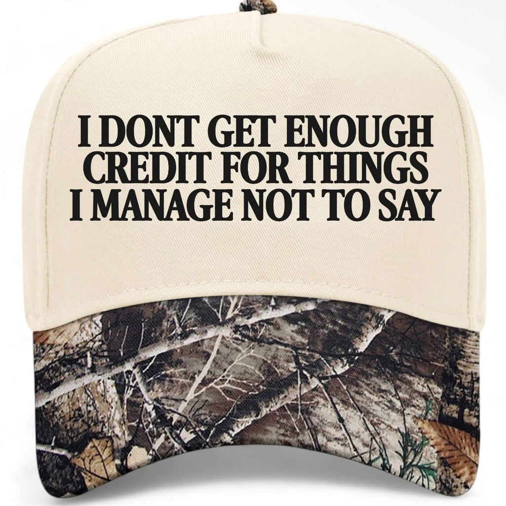 ✨PREORDER | ETA 2 WEEKS✨ I Don’t Get Enough Credit Hat (4 Colors)