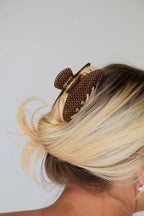 ✨PREORDER | ETA 2 WEEKS✨ Cinnamon Polka Dot Claw Clip