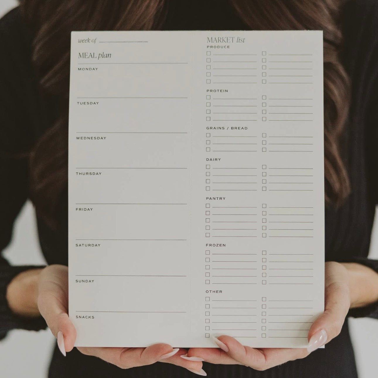 ✨PREORDER | ETA 2 WEEKS✨ Weekly Meal Plan Notepad