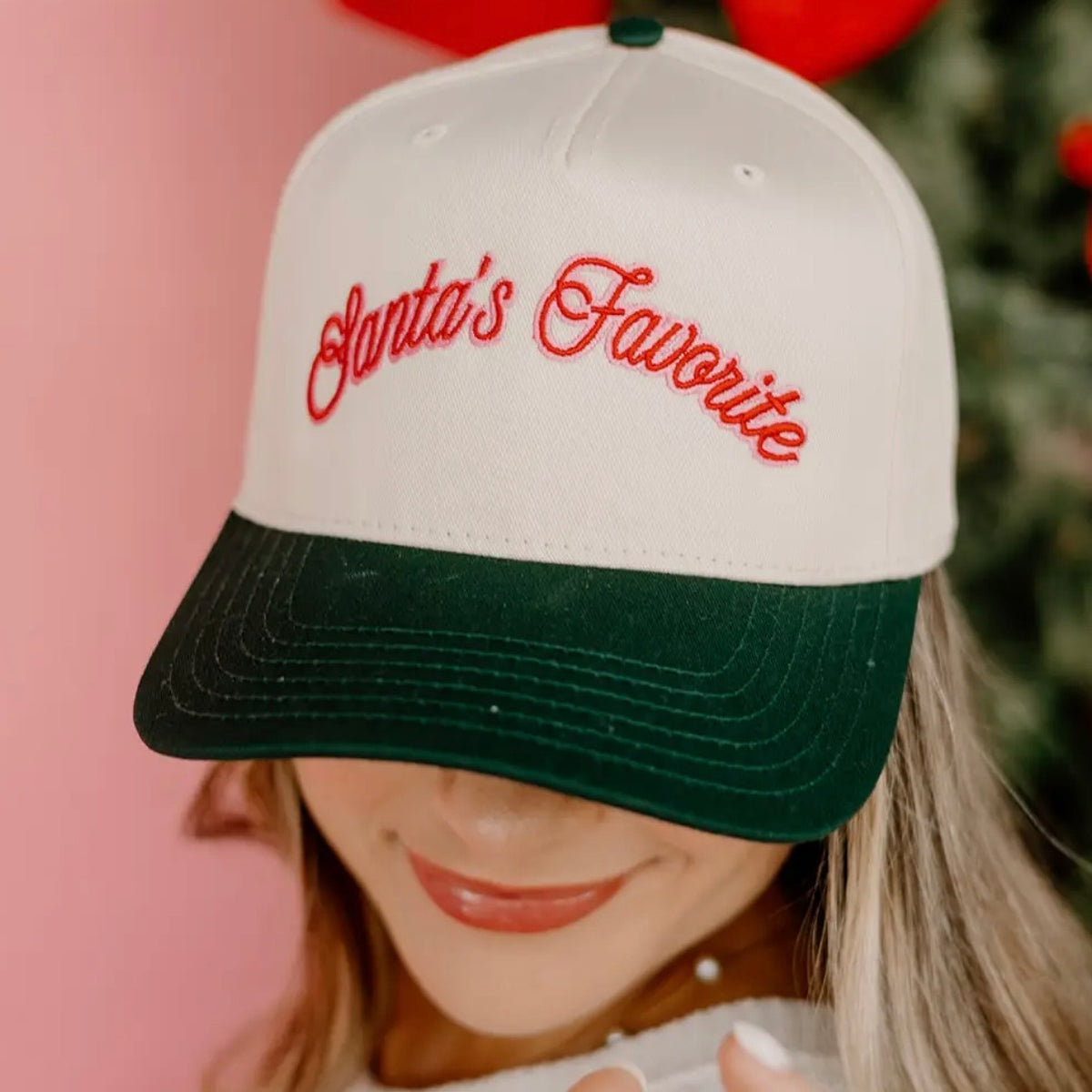 ✨PREORDER | ETA MID/LATE NOVEMBER✨ Santa’s Favorite Embroidered Hat
