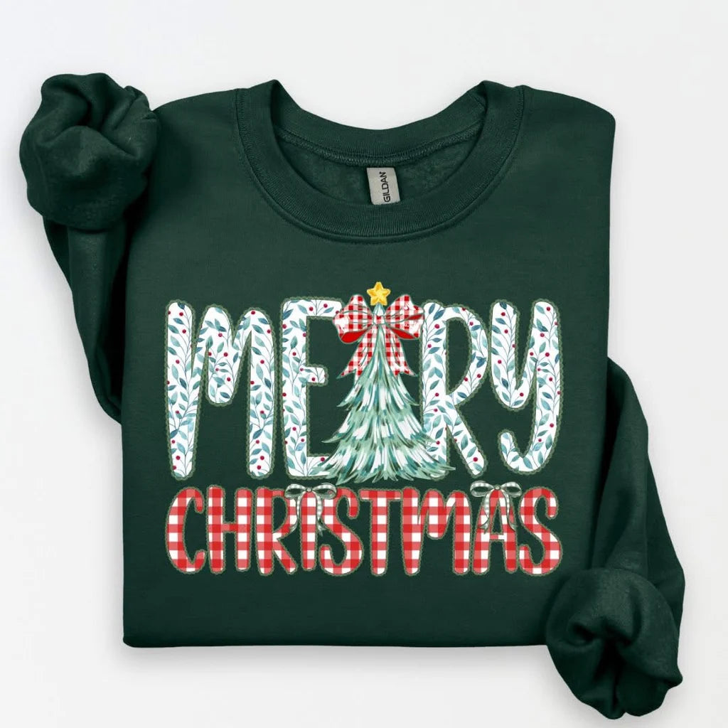 ✨PREORDER ETA 2 WEEKS✨ Preppy Floral Merry Christmas