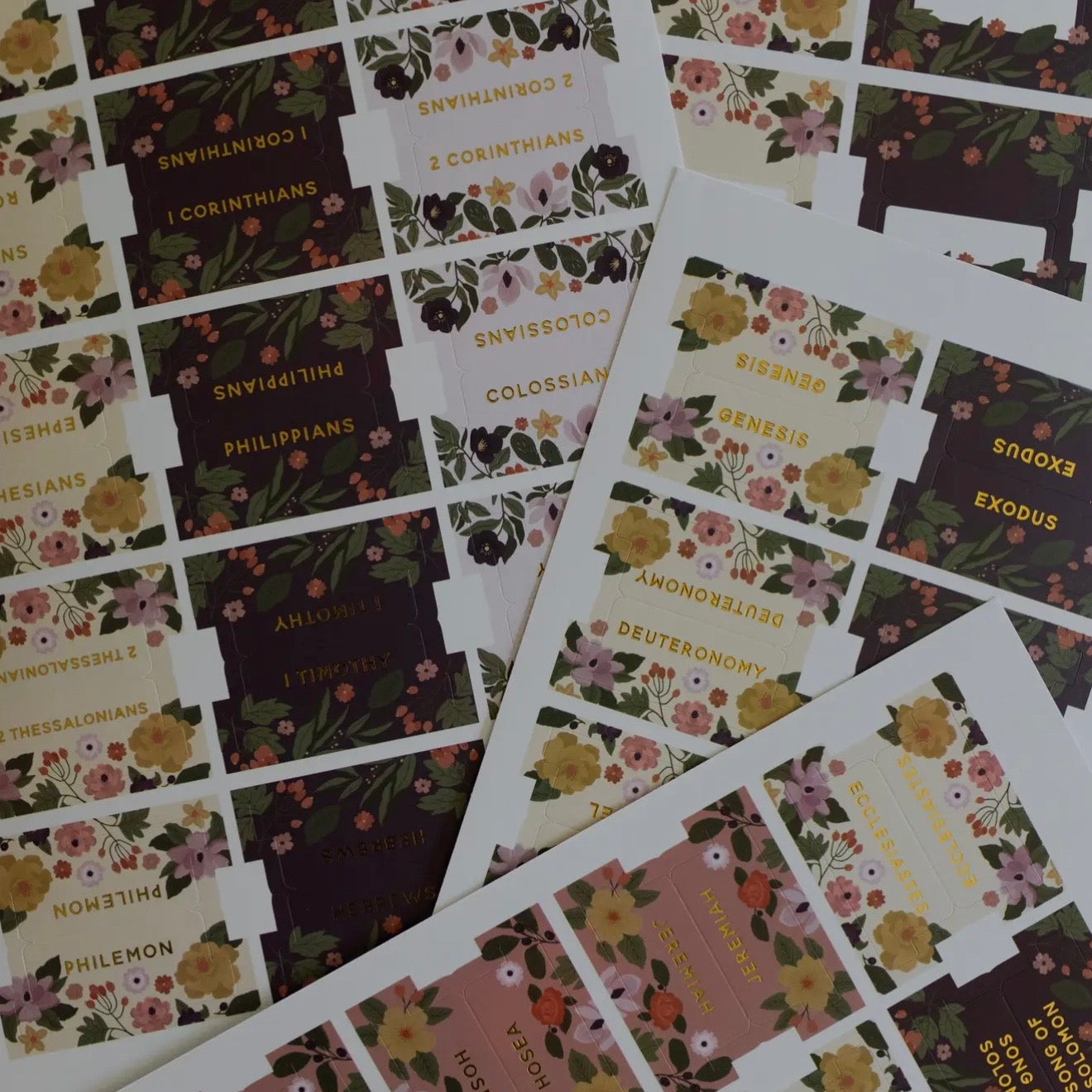 Magnolia Floral Bible Tabs