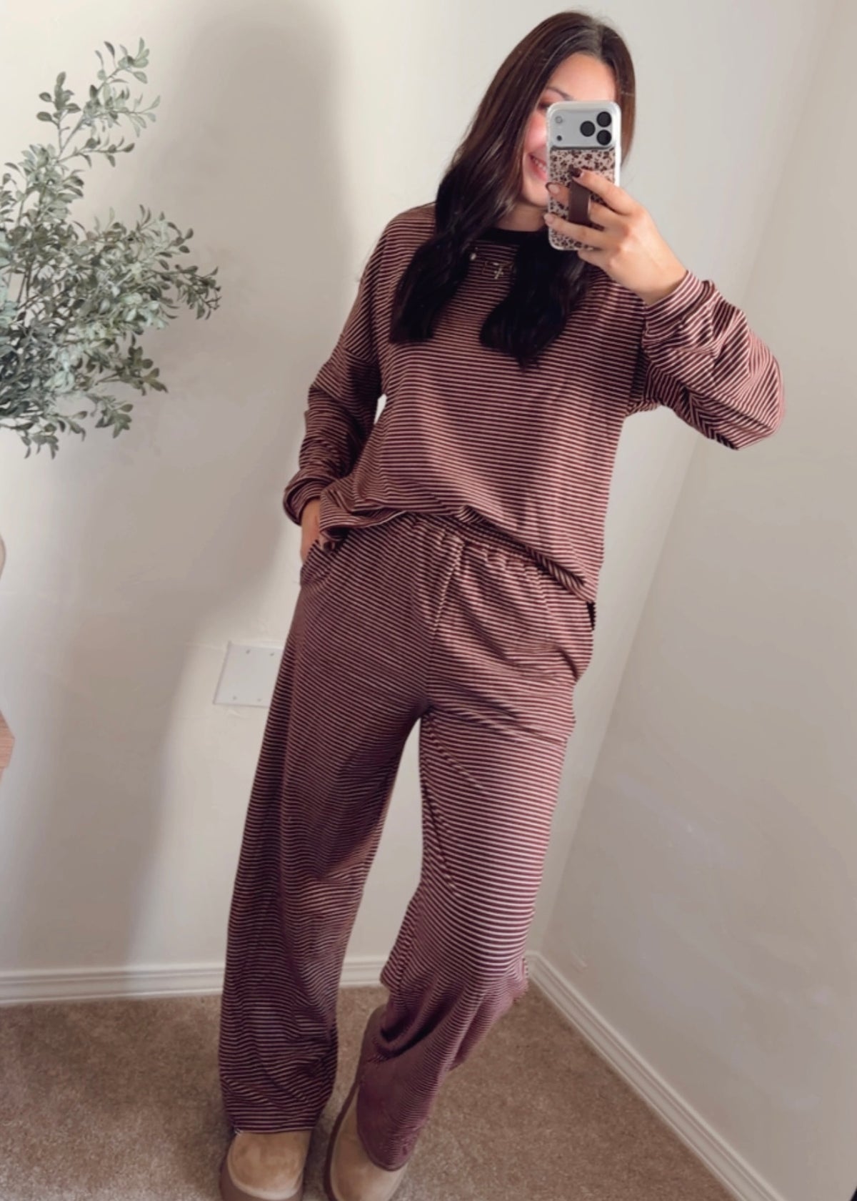 Spiced Burgundy Lounge Set