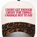 ✨PREORDER | ETA 2 WEEKS✨ I Don’t Get Enough Credit Hat (4 Colors)