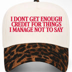 ✨PREORDER | ETA 2 WEEKS✨ I Don’t Get Enough Credit Hat (4 Colors)
