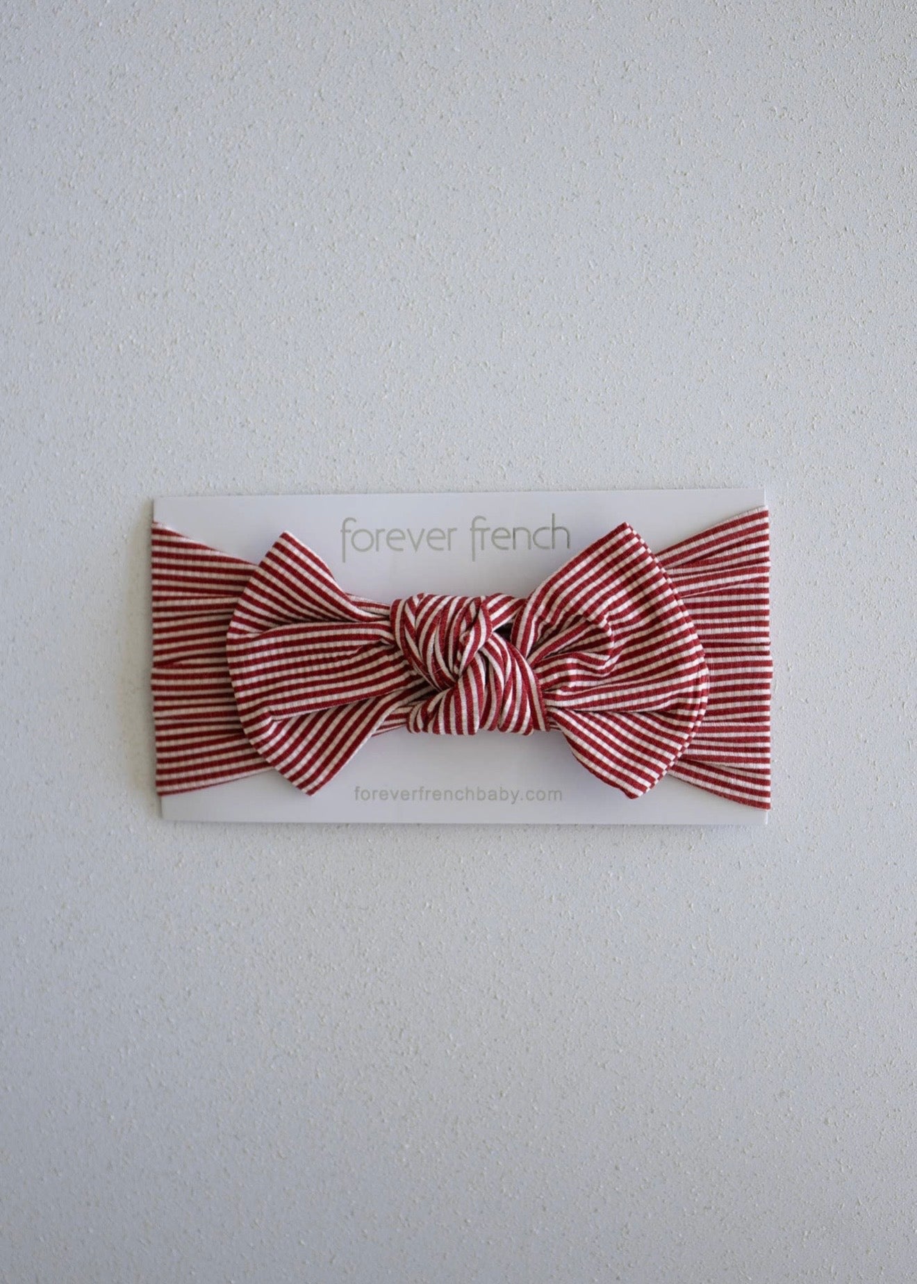 ✨PRE-ORDER | ETA 2 WEEKS✨ Bamboo Peppermint Stripe Ribbed Headwrap