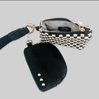 Lainey Woven Dual Pouch Wristlet