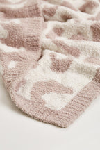 Leopard Print Luxe Plush Throw Blanket