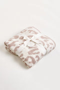 Leopard Print Luxe Plush Throw Blanket