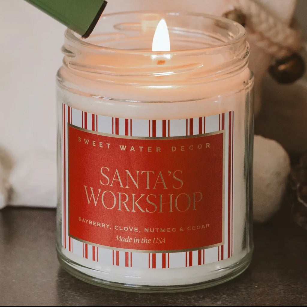 ✨PREORDER | ETA 2 WEEKS✨ Santa’s Workshop 9oz Soy Candle