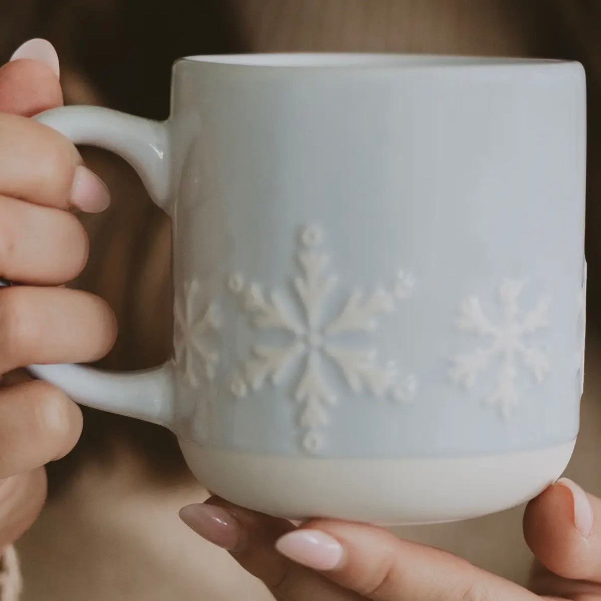 ✨PREORDER | ETA 2 WEEKS✨ Snowflake Stoneware Coffee Mug