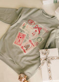 ✨PREORDER | ETA MID/LATE NOVEMBER✨ Christmas Post Card Graphic Sweatshirt